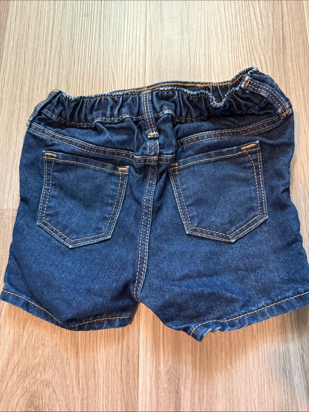 Kids Dark Blue Denim Shorts